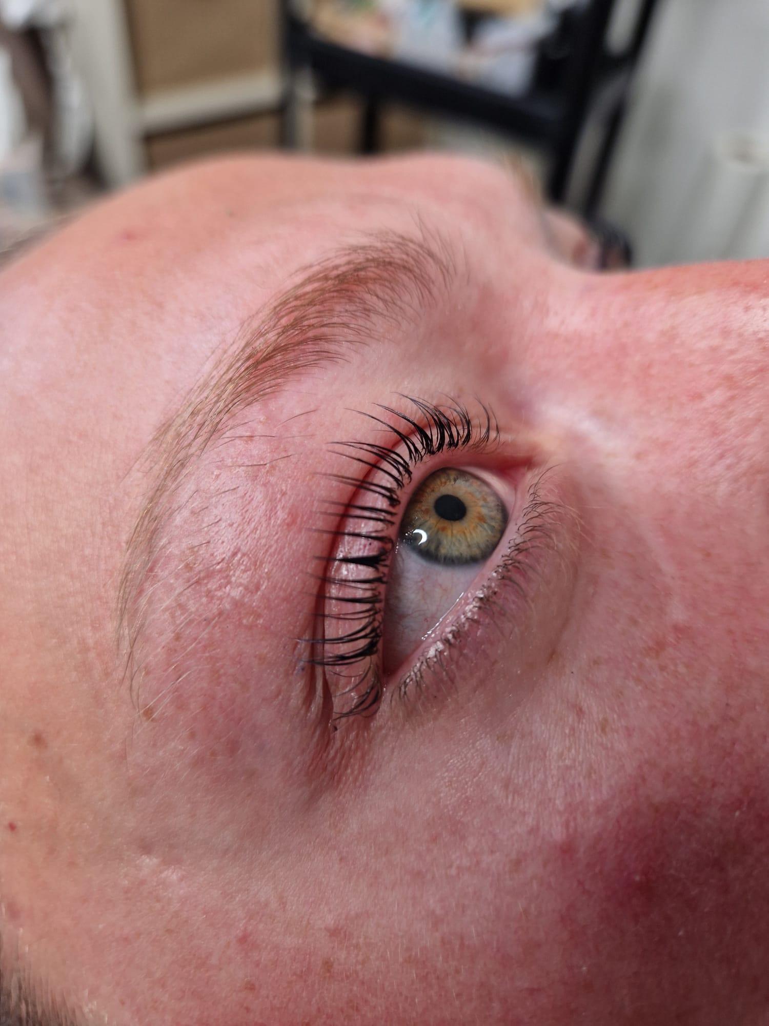 Réhaussement de cils - Après